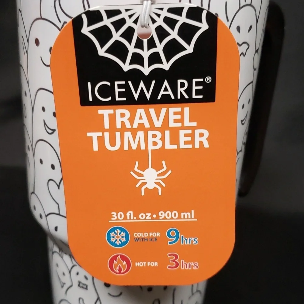 Iceware Wild Eye Designs Insulated Travel Tumbler 30 oz. Ghost Pattern